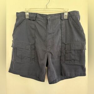 Weekenders Black Cargo Shorts Durable Cotton Utility